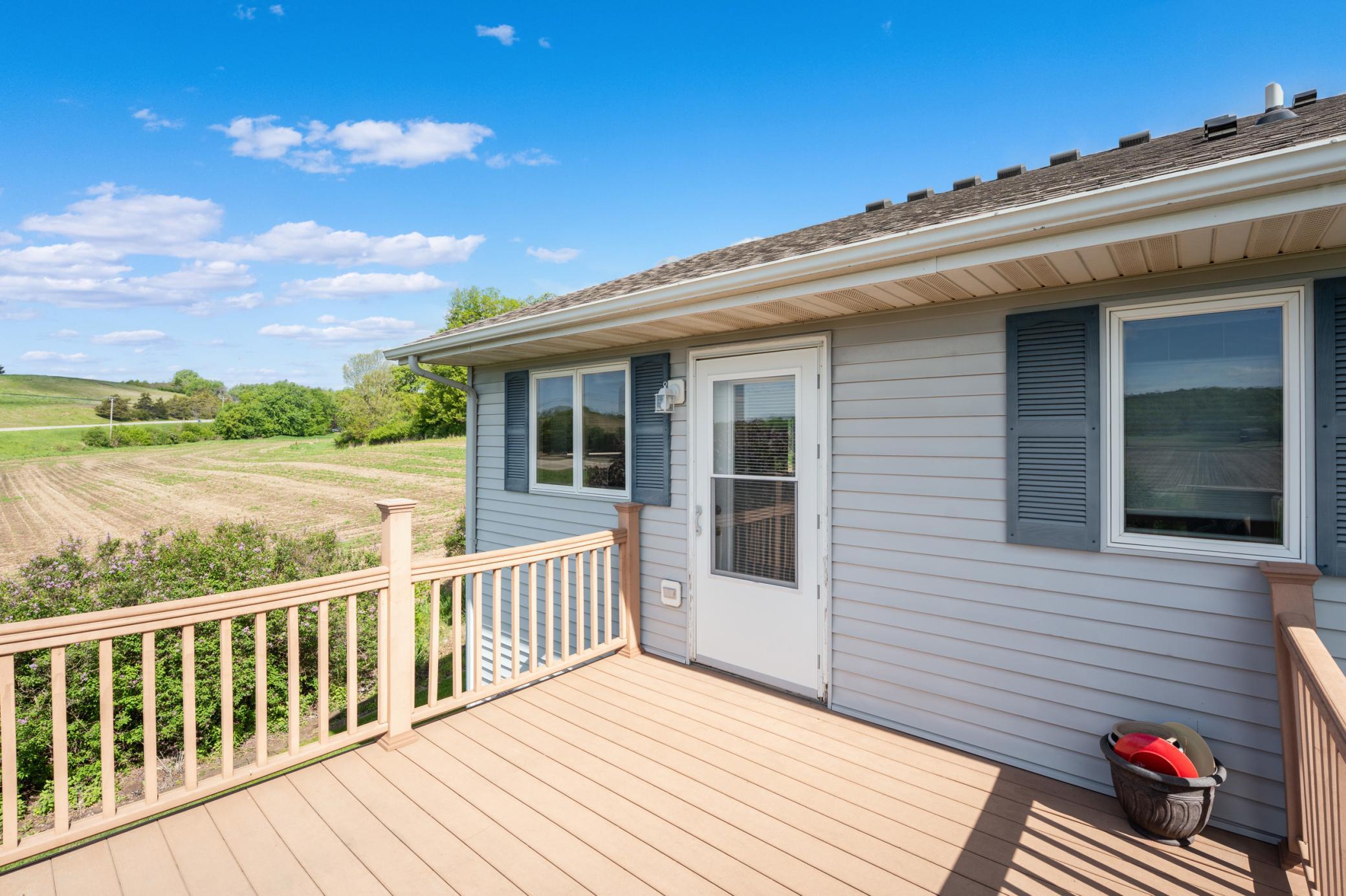 Deck #2 rear yard view