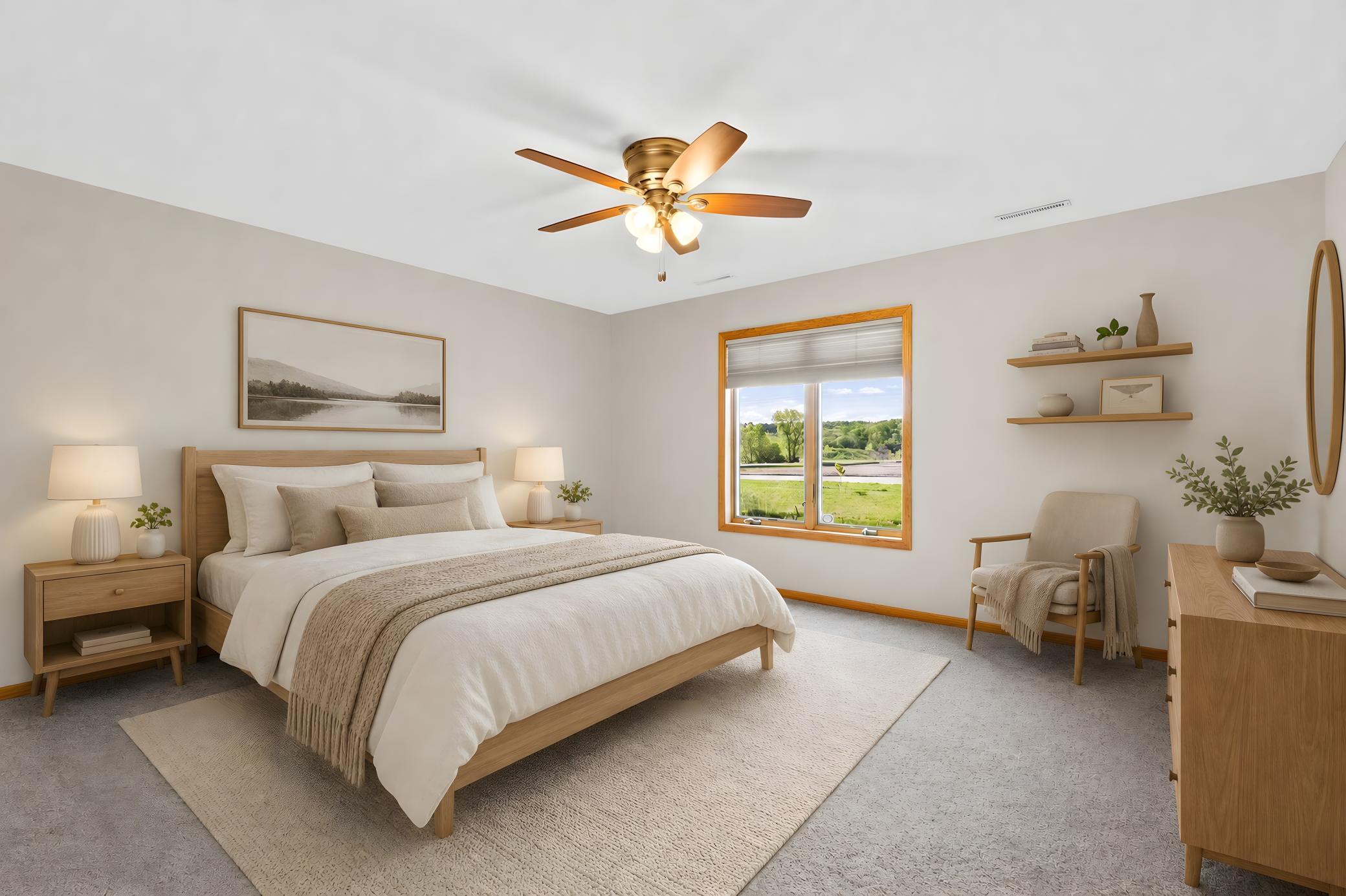 Bedroom 3 - virtually staged
