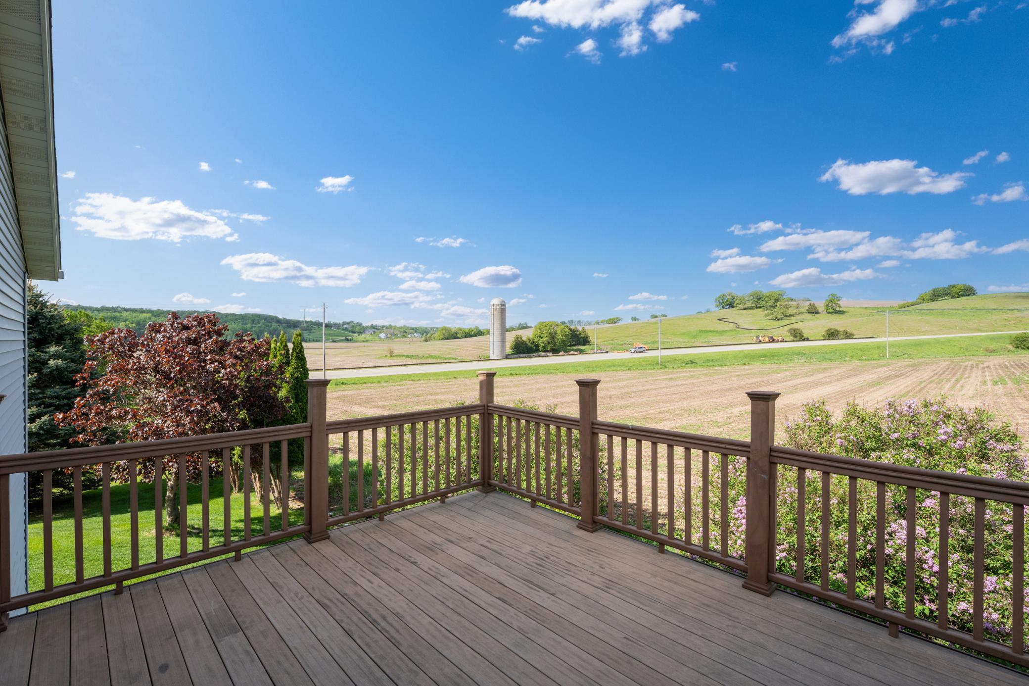 Deck #1 side yard view