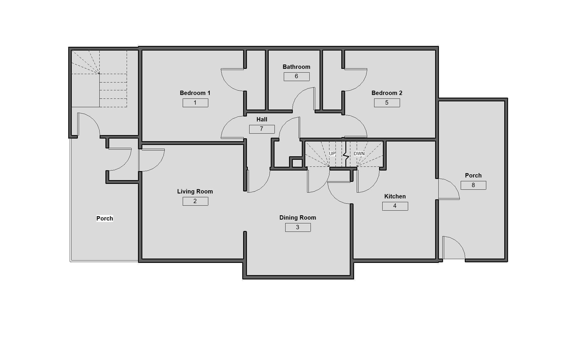 Lower Level Floor Plan