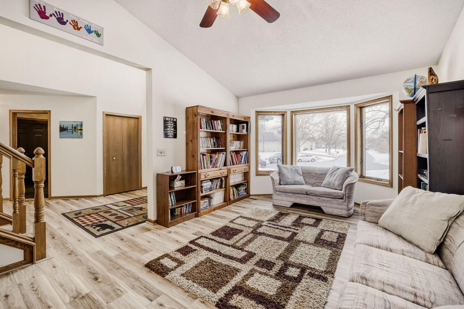Formal Living Room with plenty of light