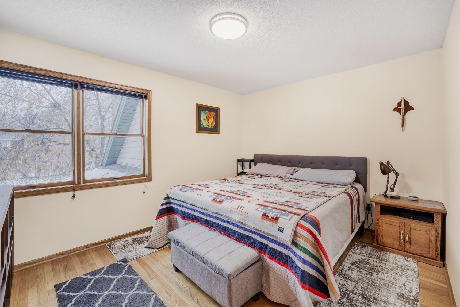 1 of 4 Upper Level Bedrooms, this 1 has hardwood floors