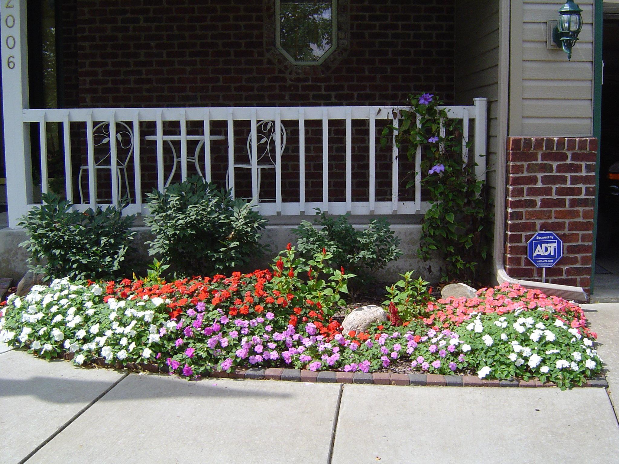 Front Garden area. Sit on your porch & enjoy the peace.