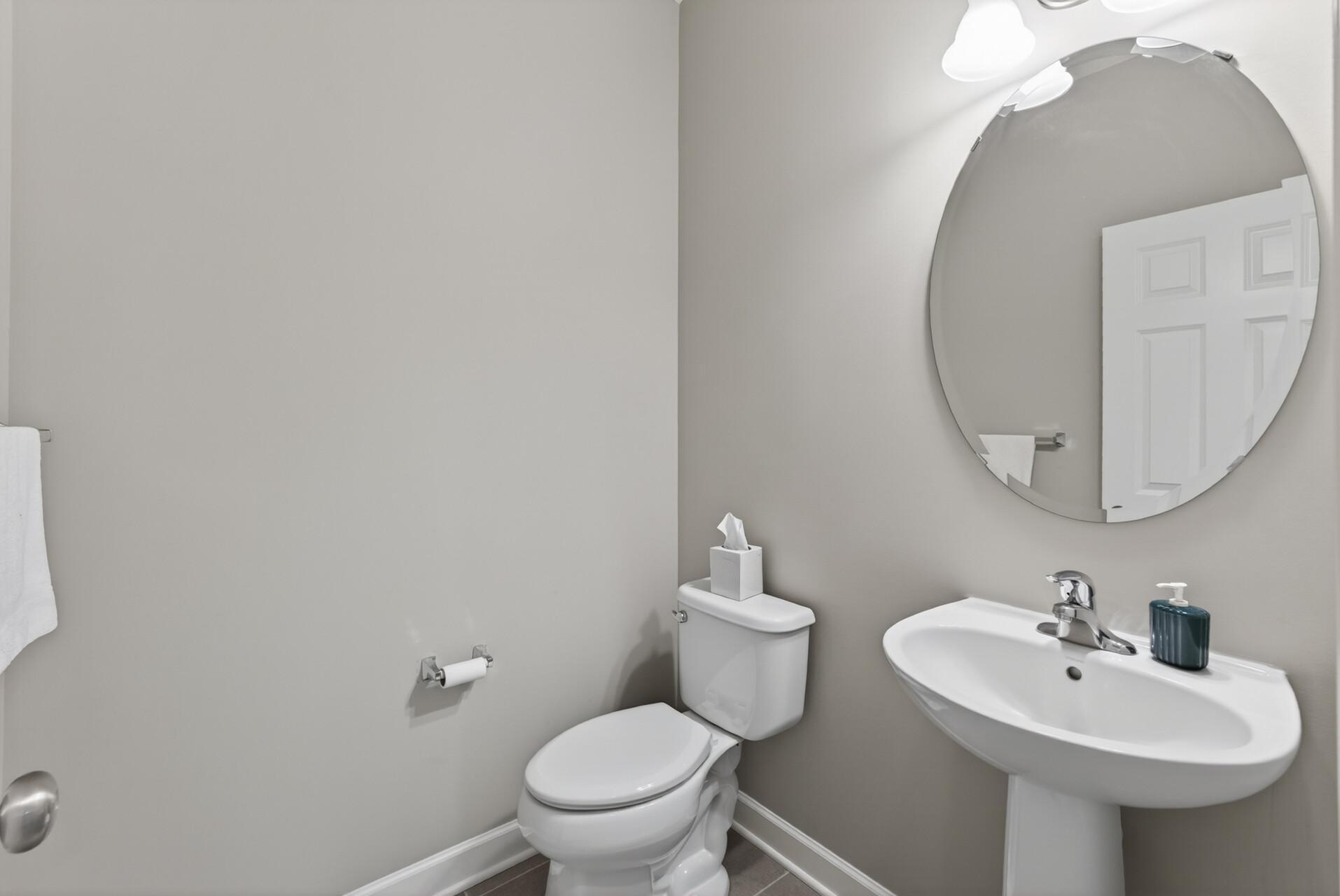 Main level 1/2 bath.
