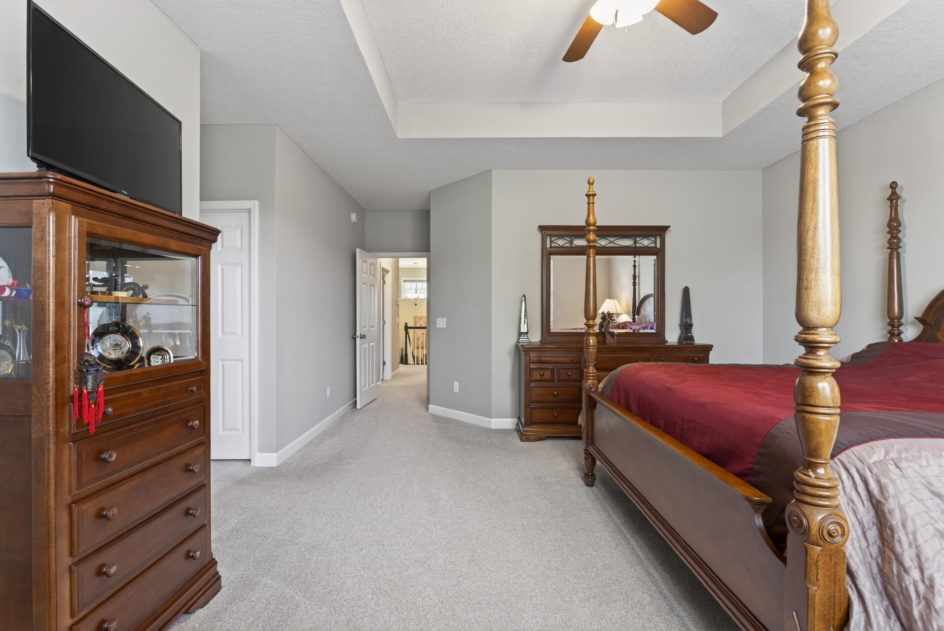 Enjoy relaxing in this space after a long day.