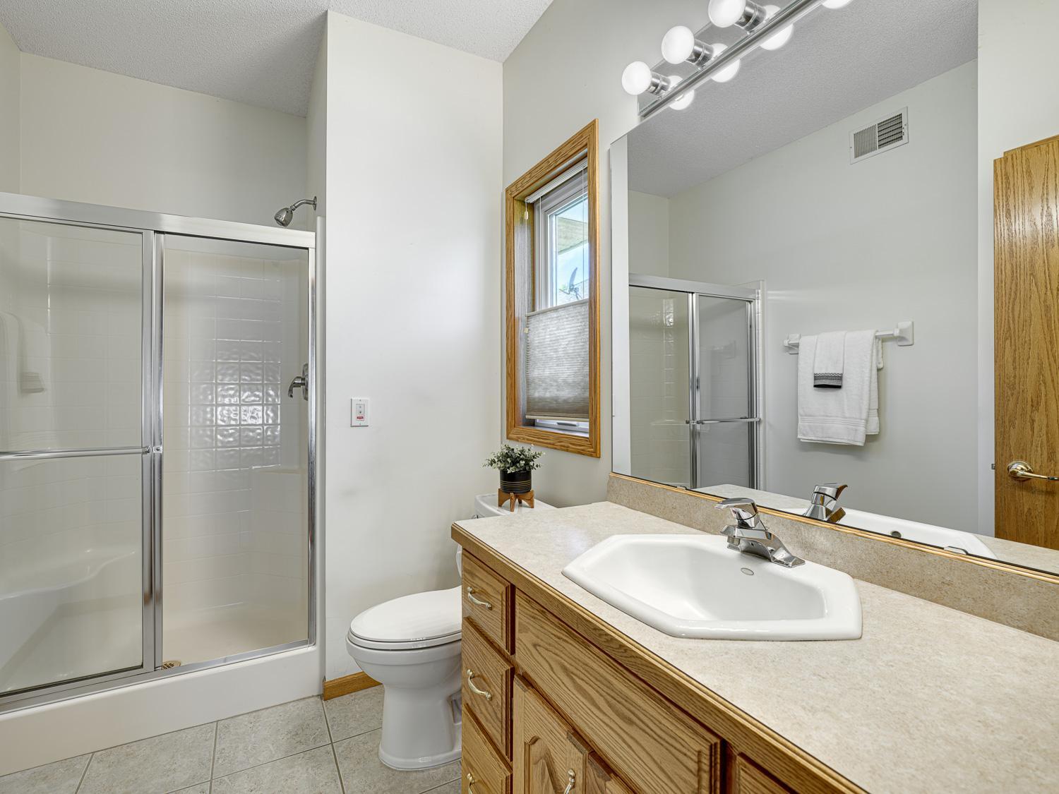 Private 3/4 ensuite for your convenience.