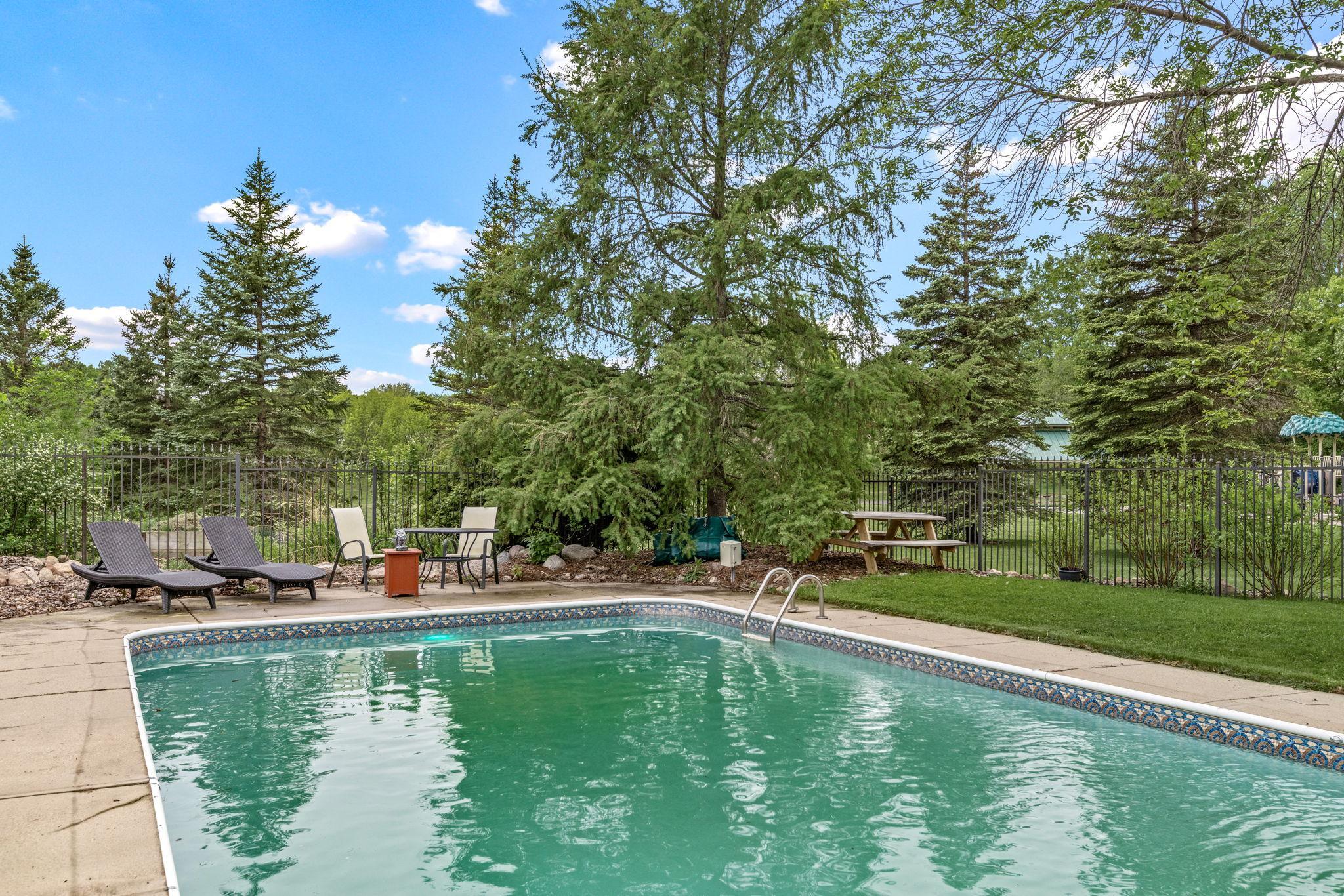 Backyard pool