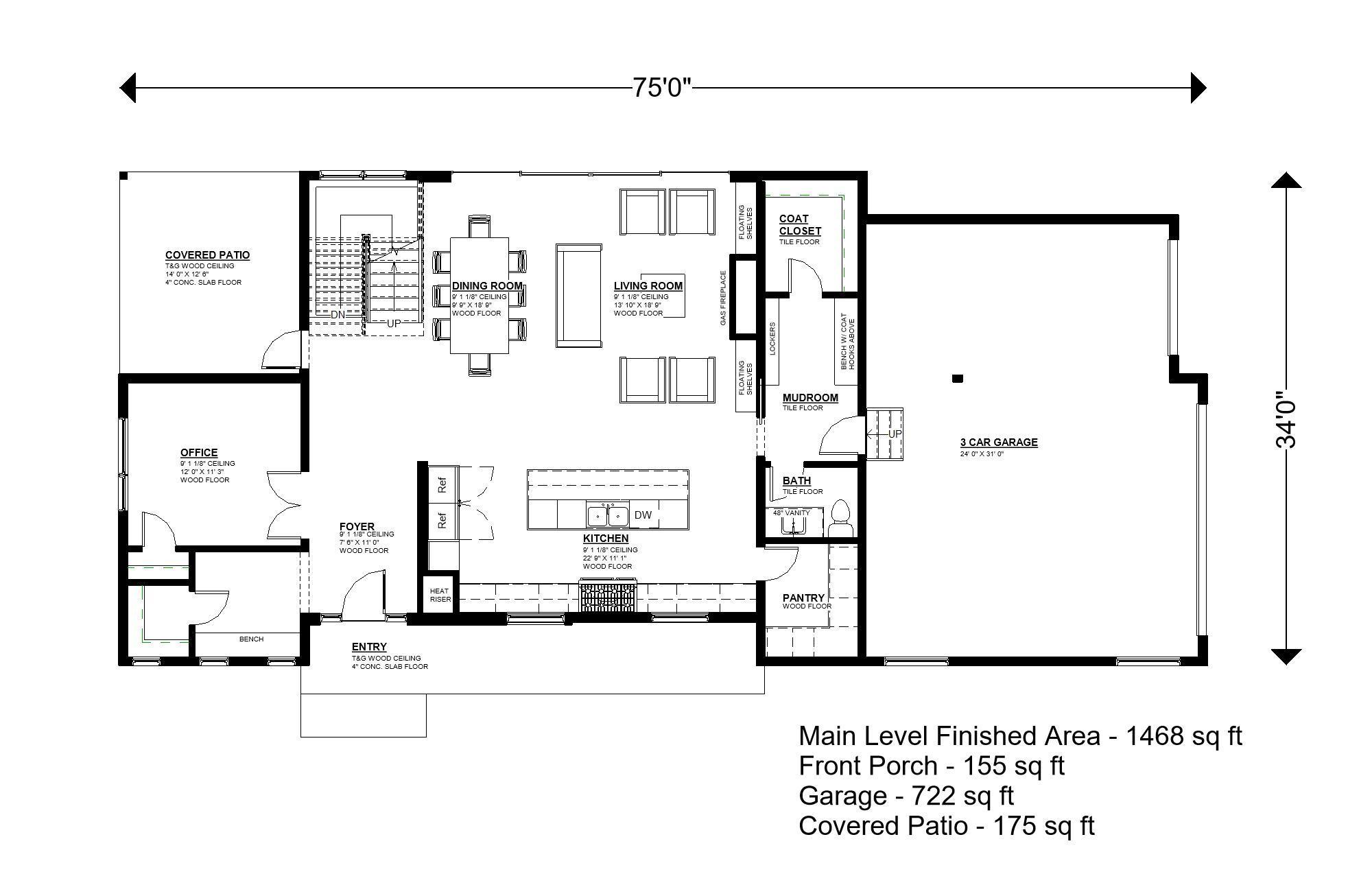 The main level showcases a gourmet kitchen with an impressive 11-foot center island and a well-appointed butler’s pantry, seamlessly flowing into a spacious living and dining area. Separate office and convenient mudroom add everyday functionality