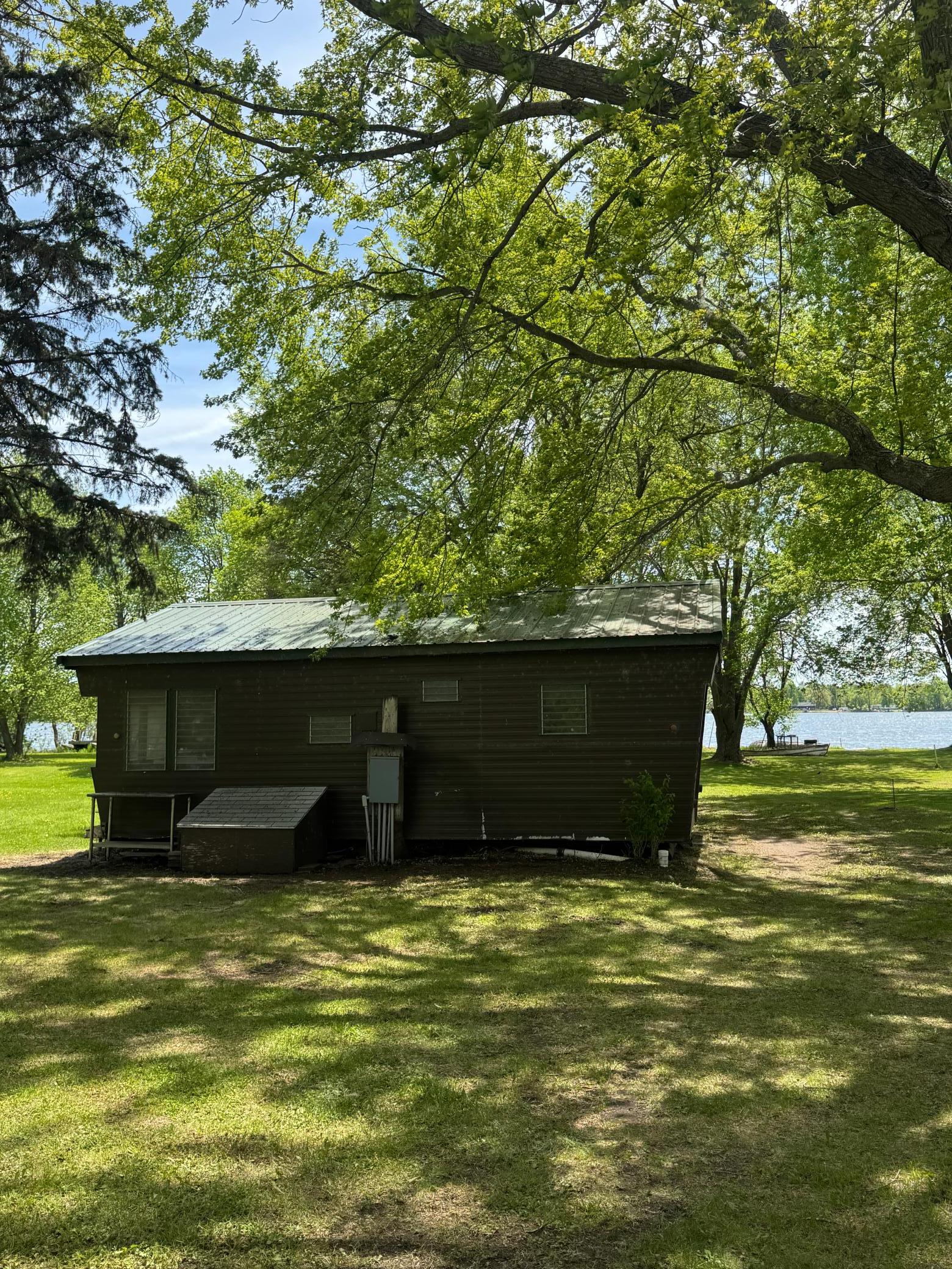 back side of cabin