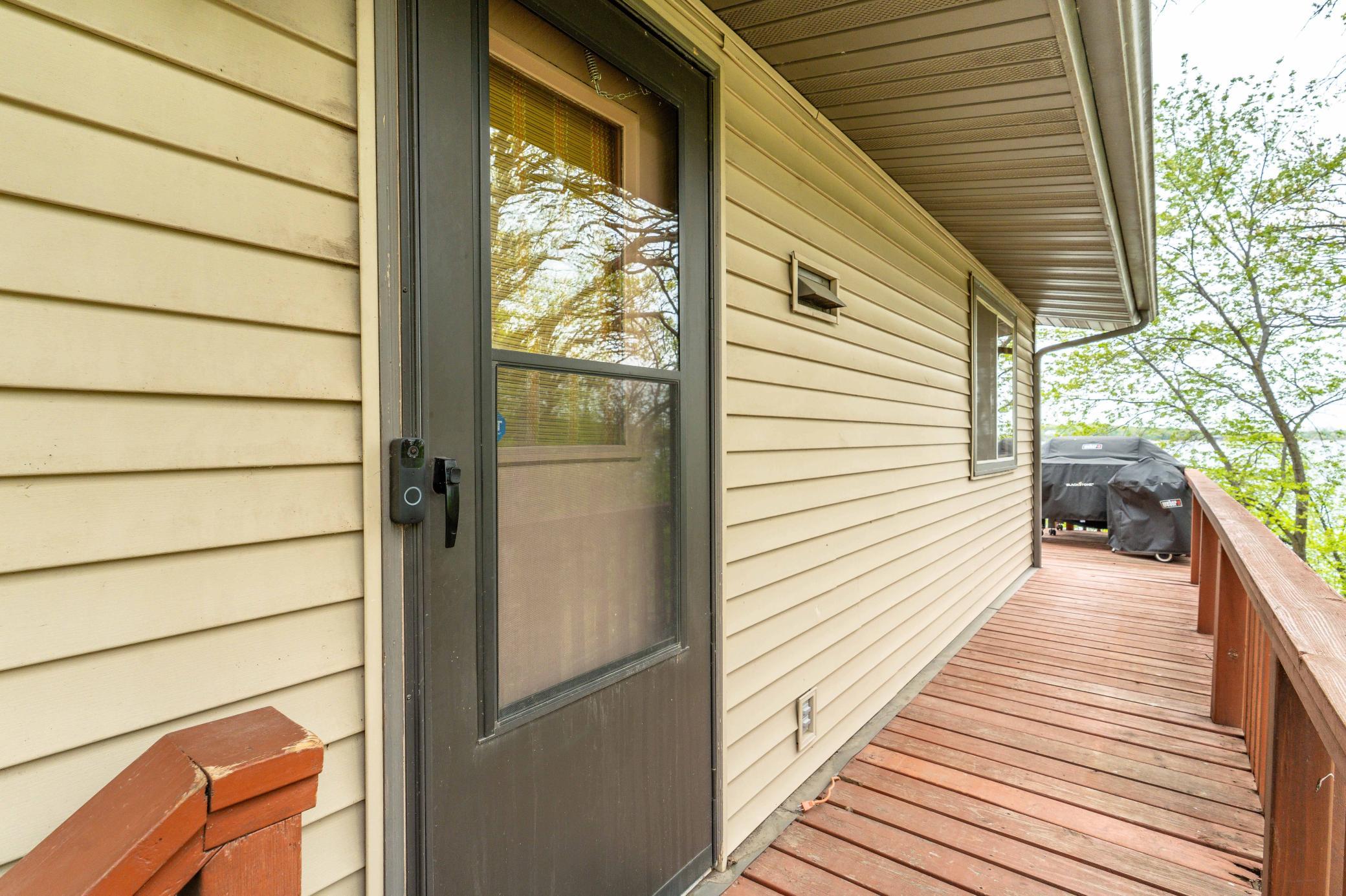 Side entrance