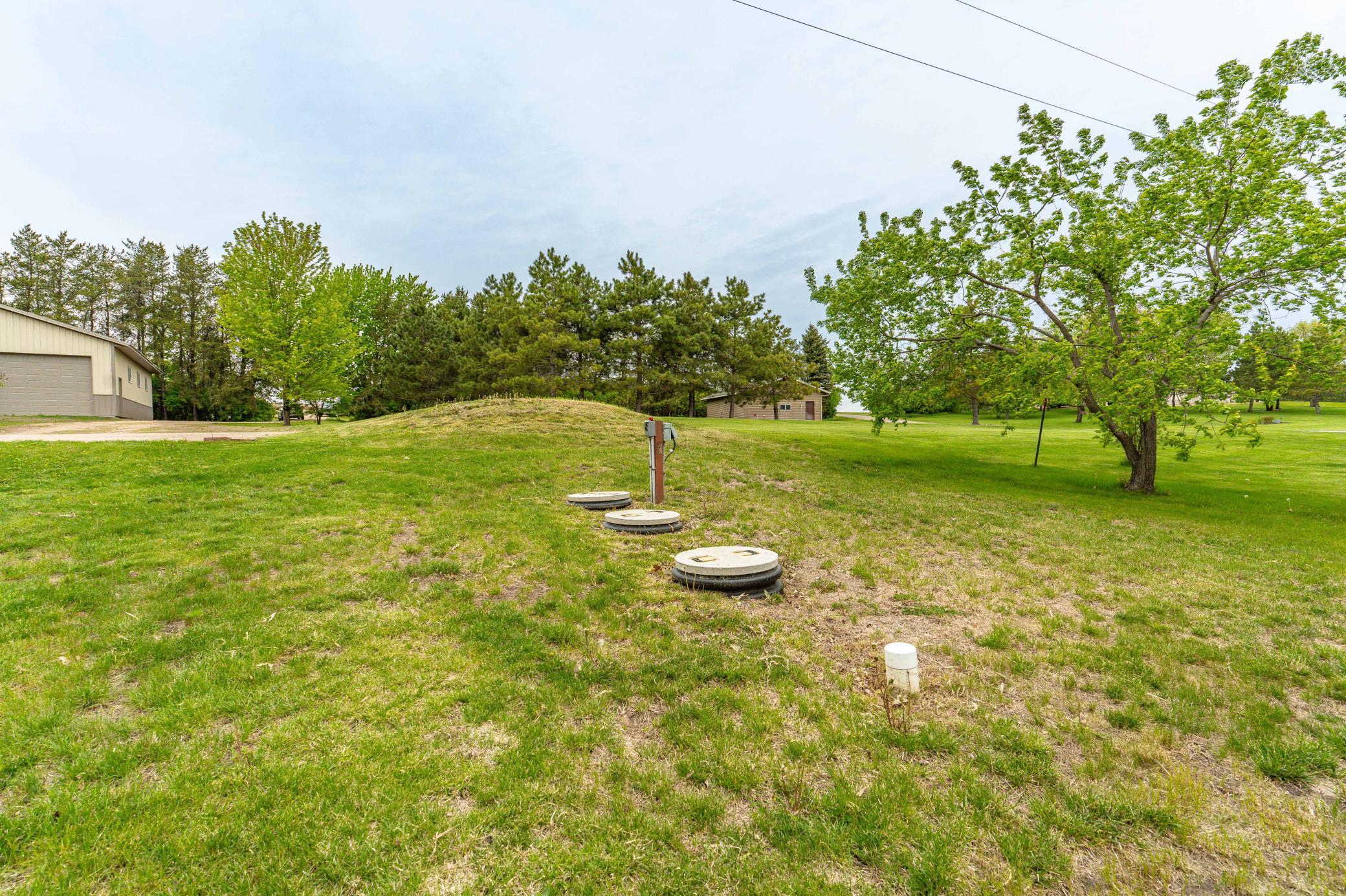 Mound septic system