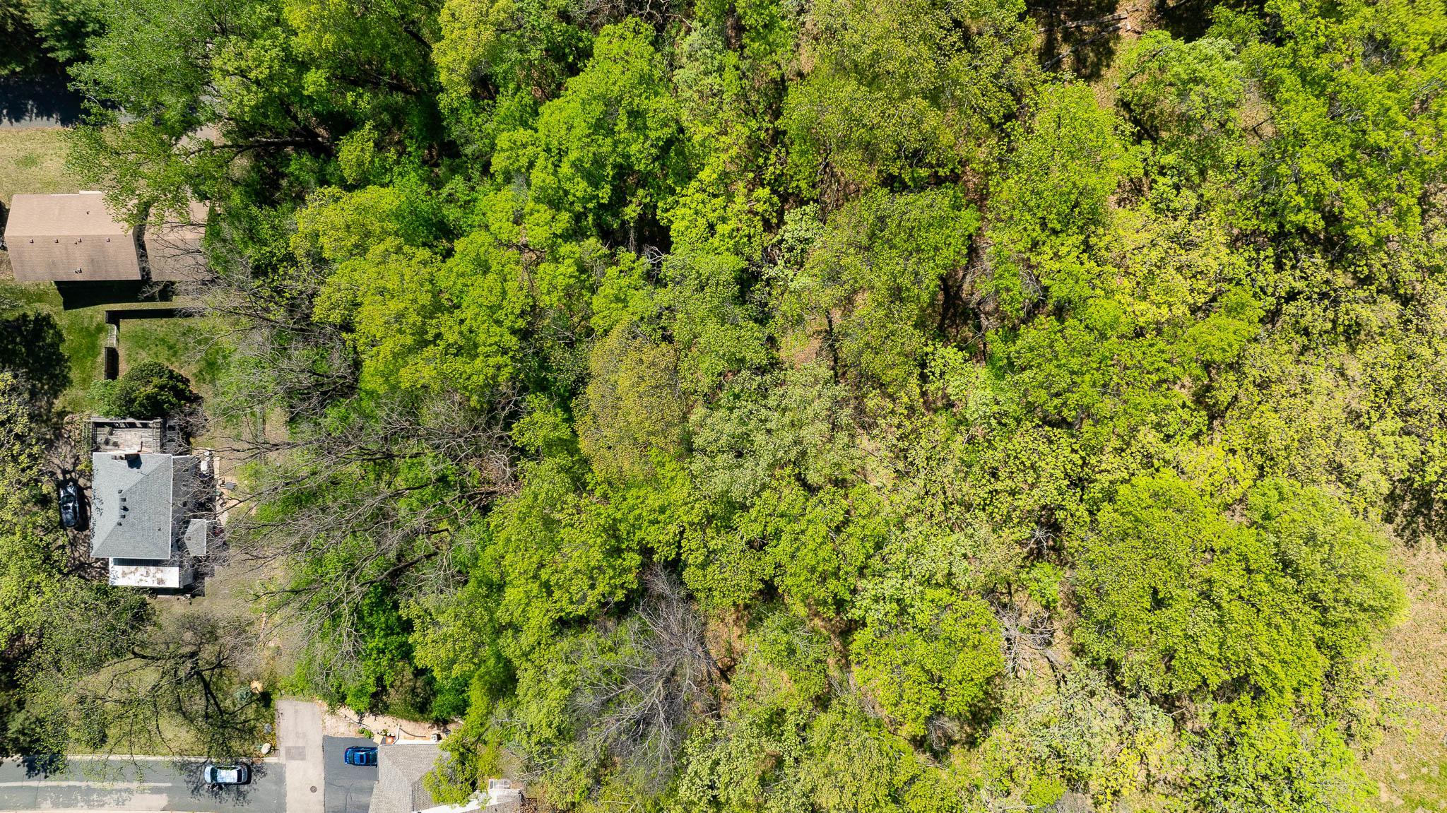Directly overhead view