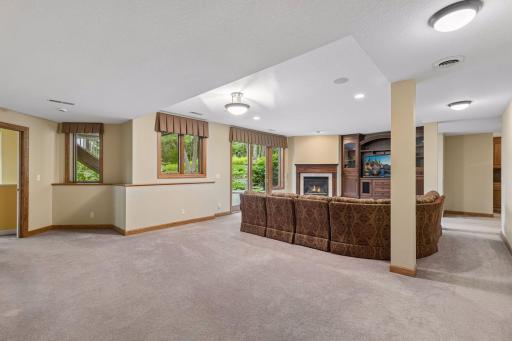 The Beautiful walkout lower level offers even more family and entertainment space