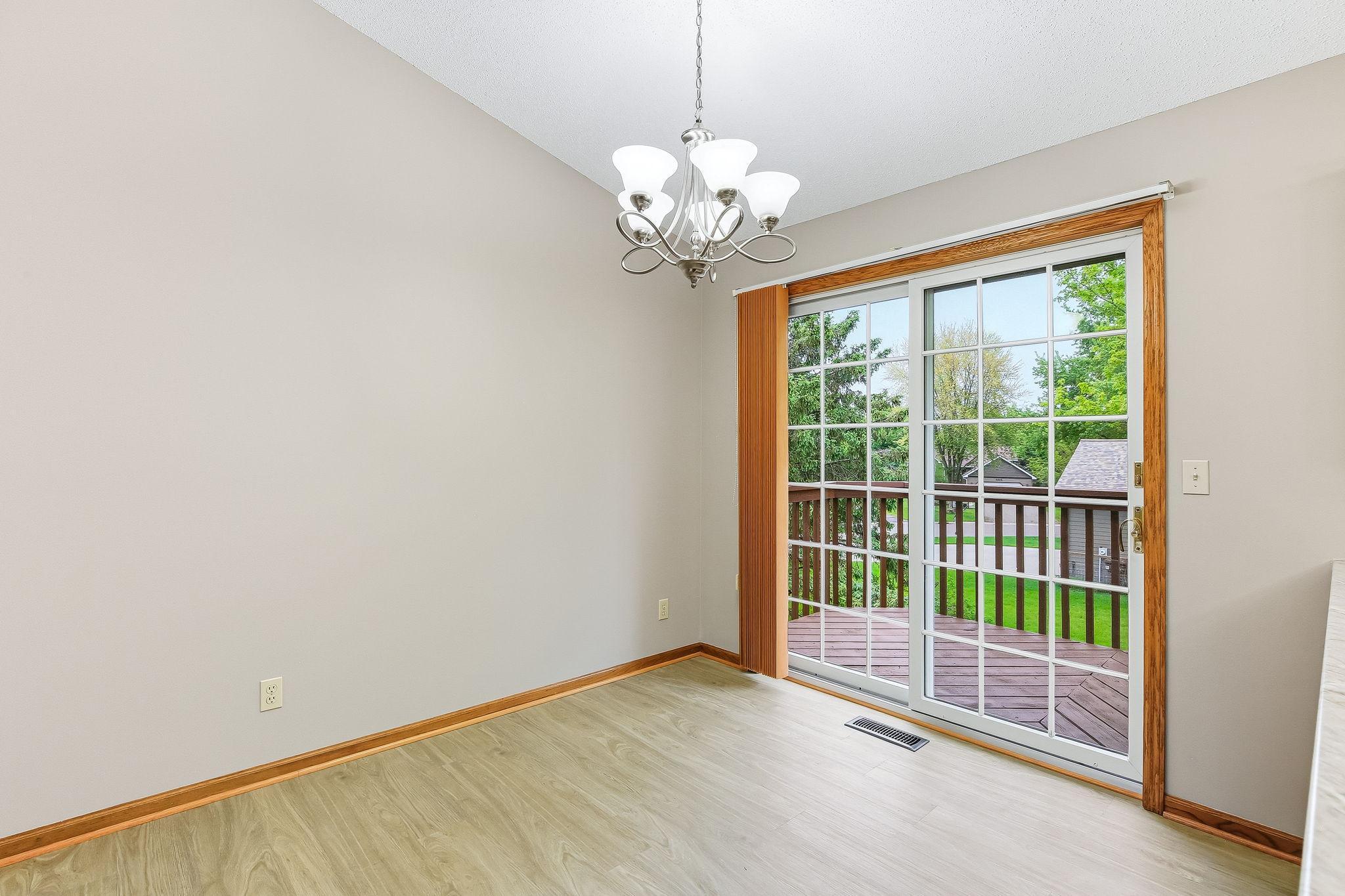 New LVP flooring in kitchen, dining room & foyer!