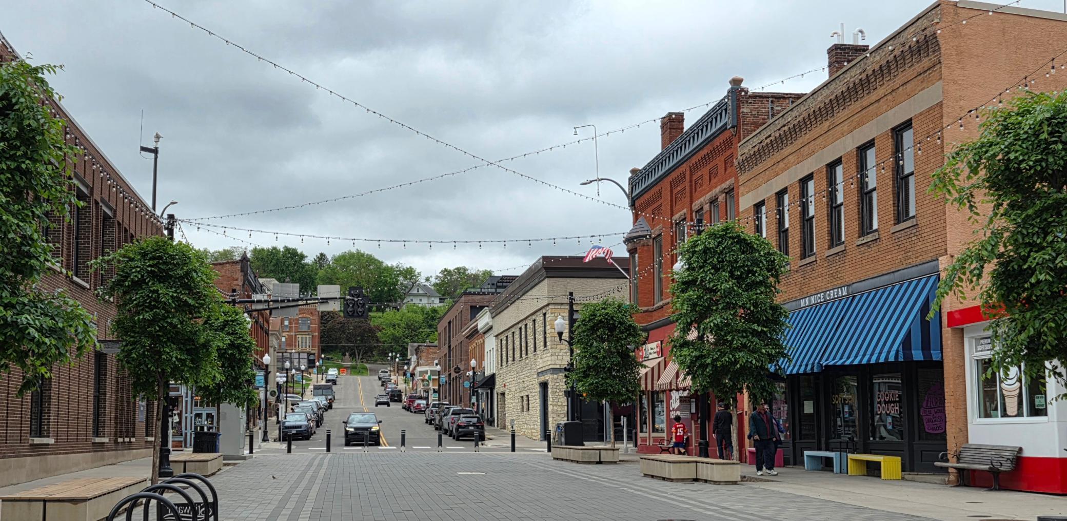 Historic downtown Stillwater with shops, food, events, bars & more!