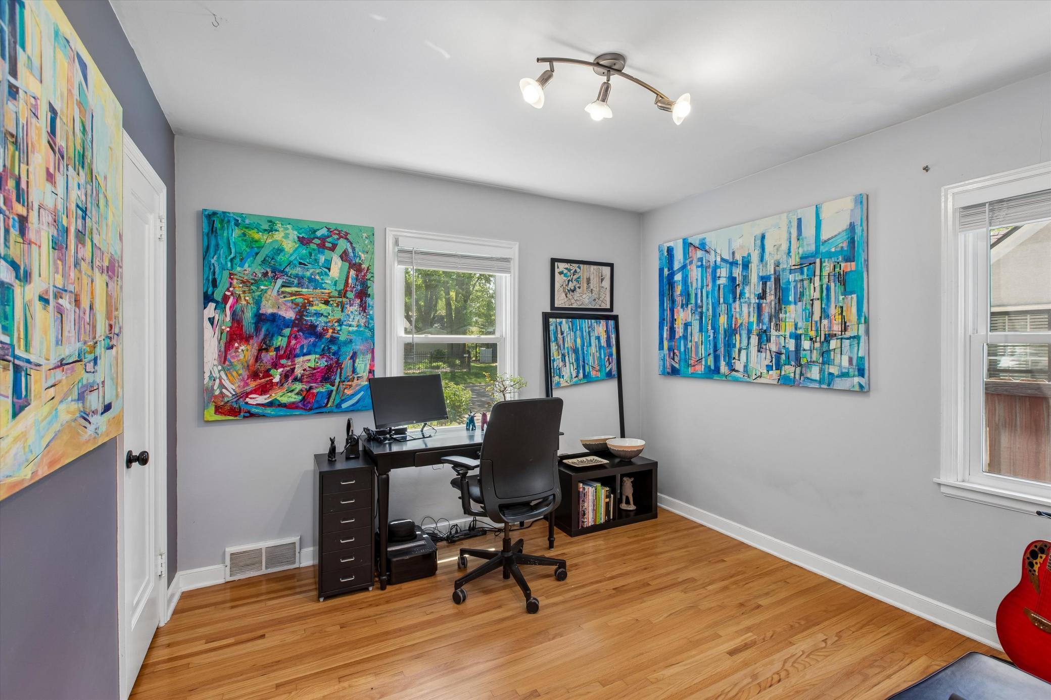 Front bedroom/office main floor