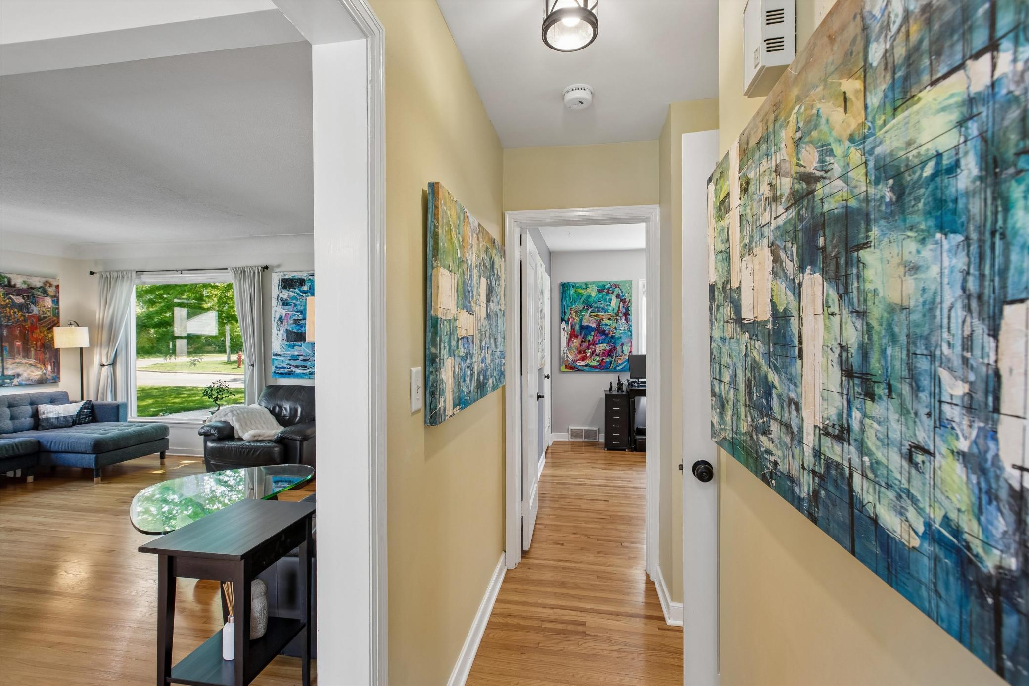 Main floor hallway