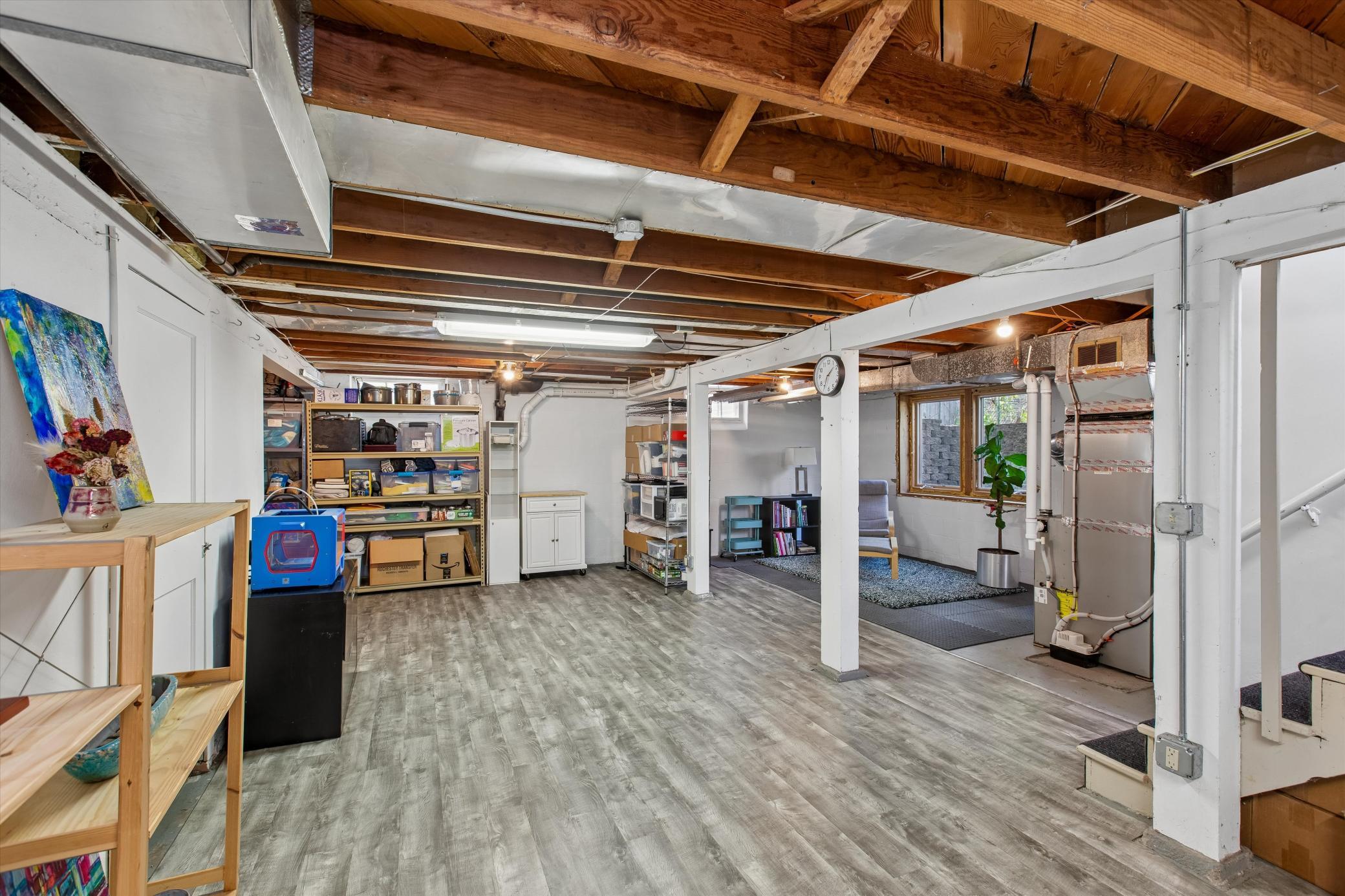 Wide open lower level