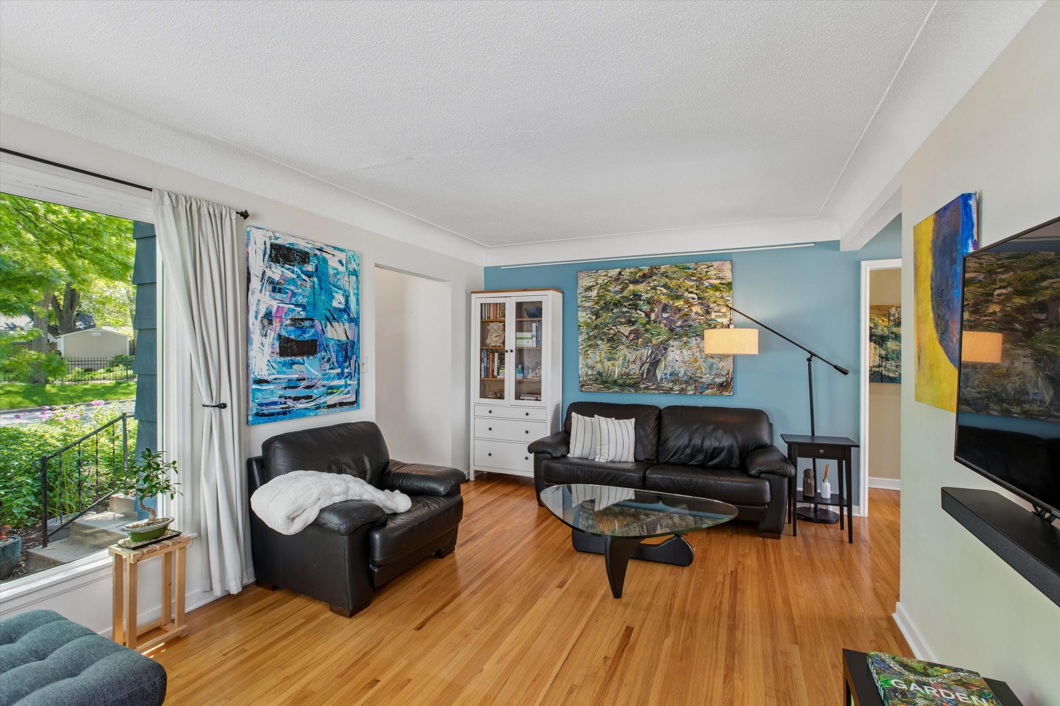 Gorgeous hardwood floors on main