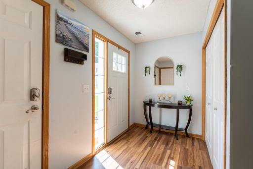 As you walk in the front door, you will walk into a spacious 12x7.5 foyer, that has two closets for all of your storage needs.