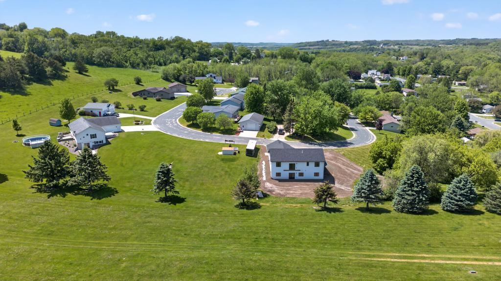 Aerial backyard