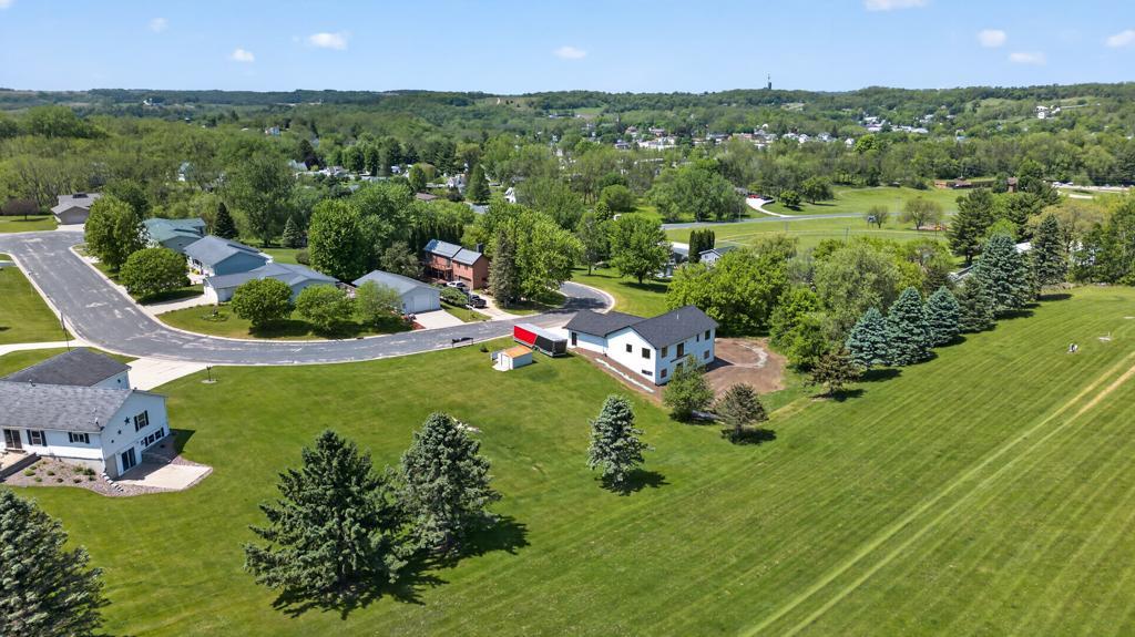 Aerial side view