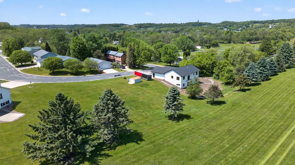 Aerial side view