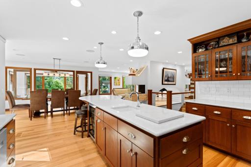 Bright, open floor plan on the main level