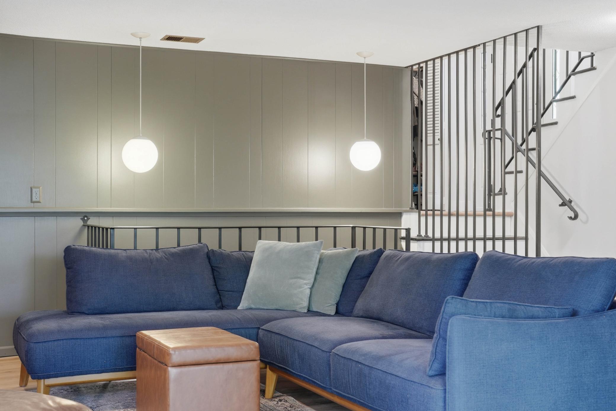 Lower level living room