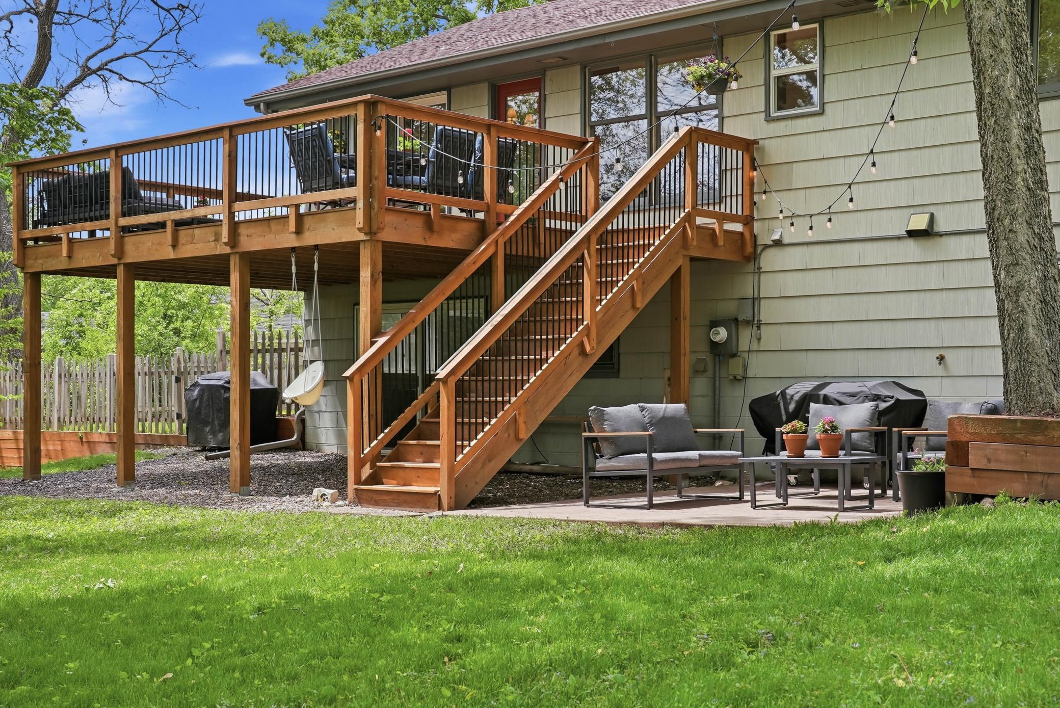 Head out to backyard!