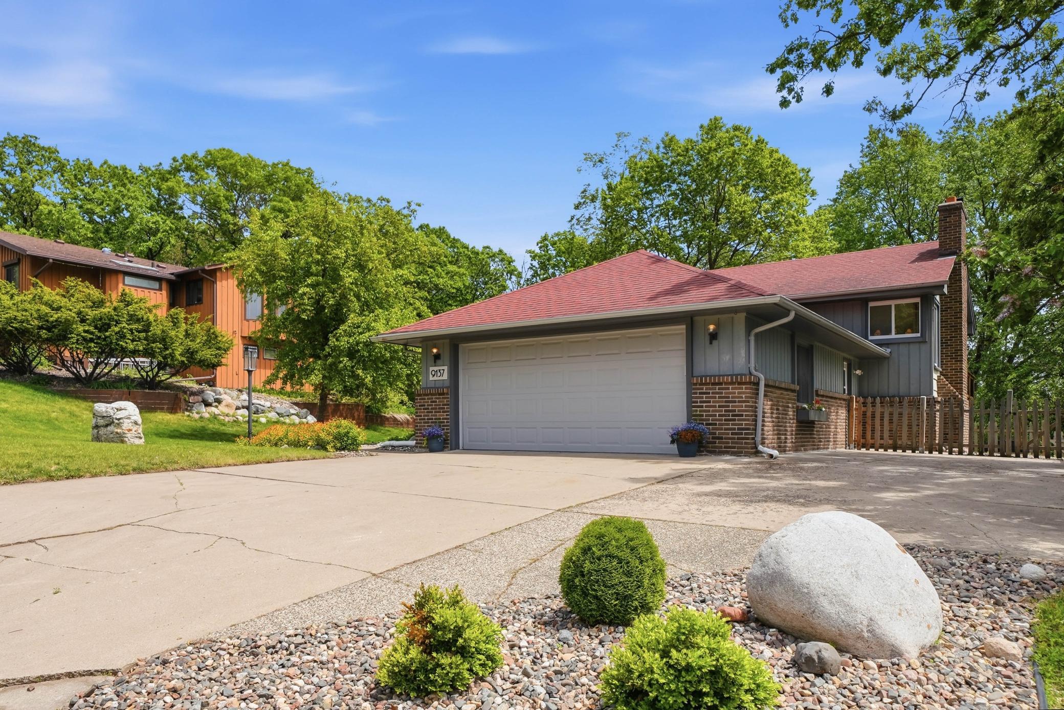Concrete driveway
