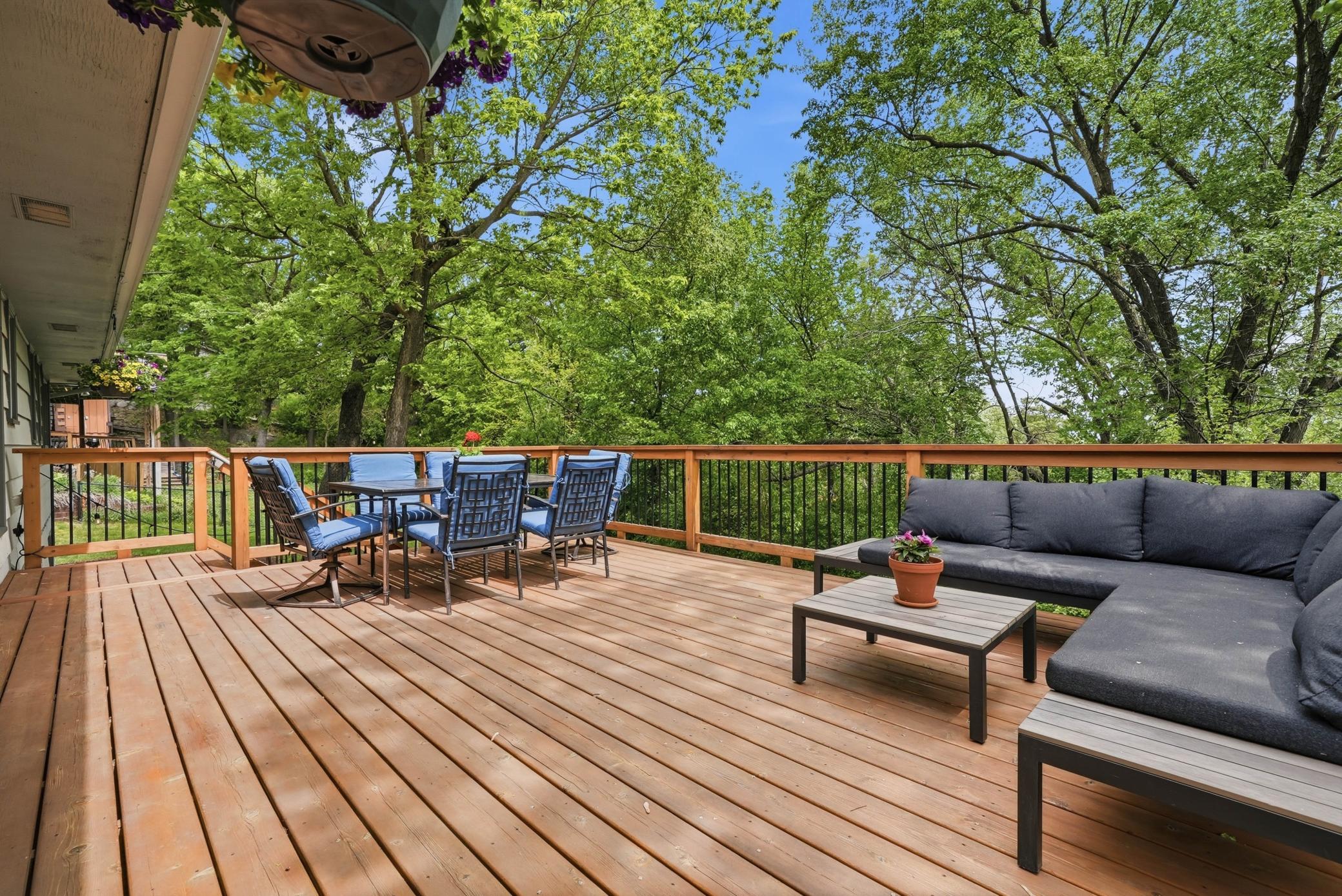 Newly built deck just a few years ago
