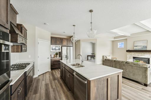 Kitchen - photos are of a staged home of similar floorplan, selections/colors may differ