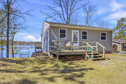 Enjoy the large front porch to enjoy your morning coffee along with views of the east side of the peninsula.