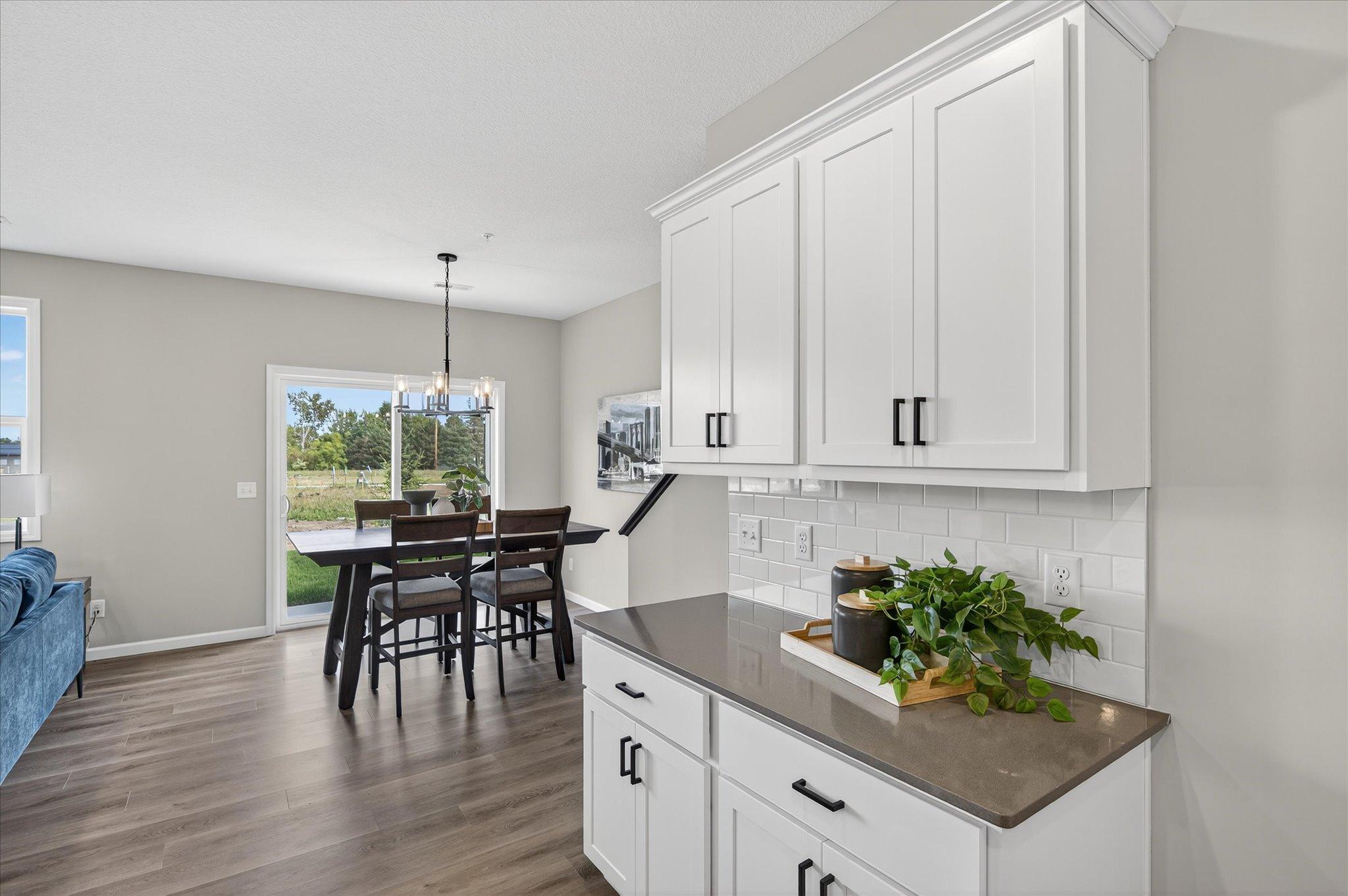 Extra storage/coffee bar - photo is of staged Westview plan