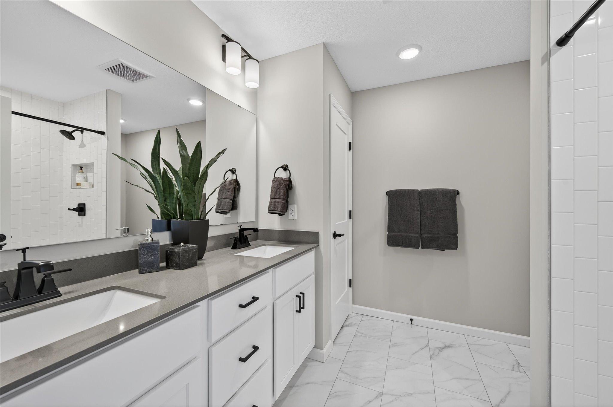 Primary bathroom - photo is of staged Westview plan