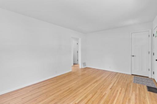 Main level all newly refinished hardwood floors