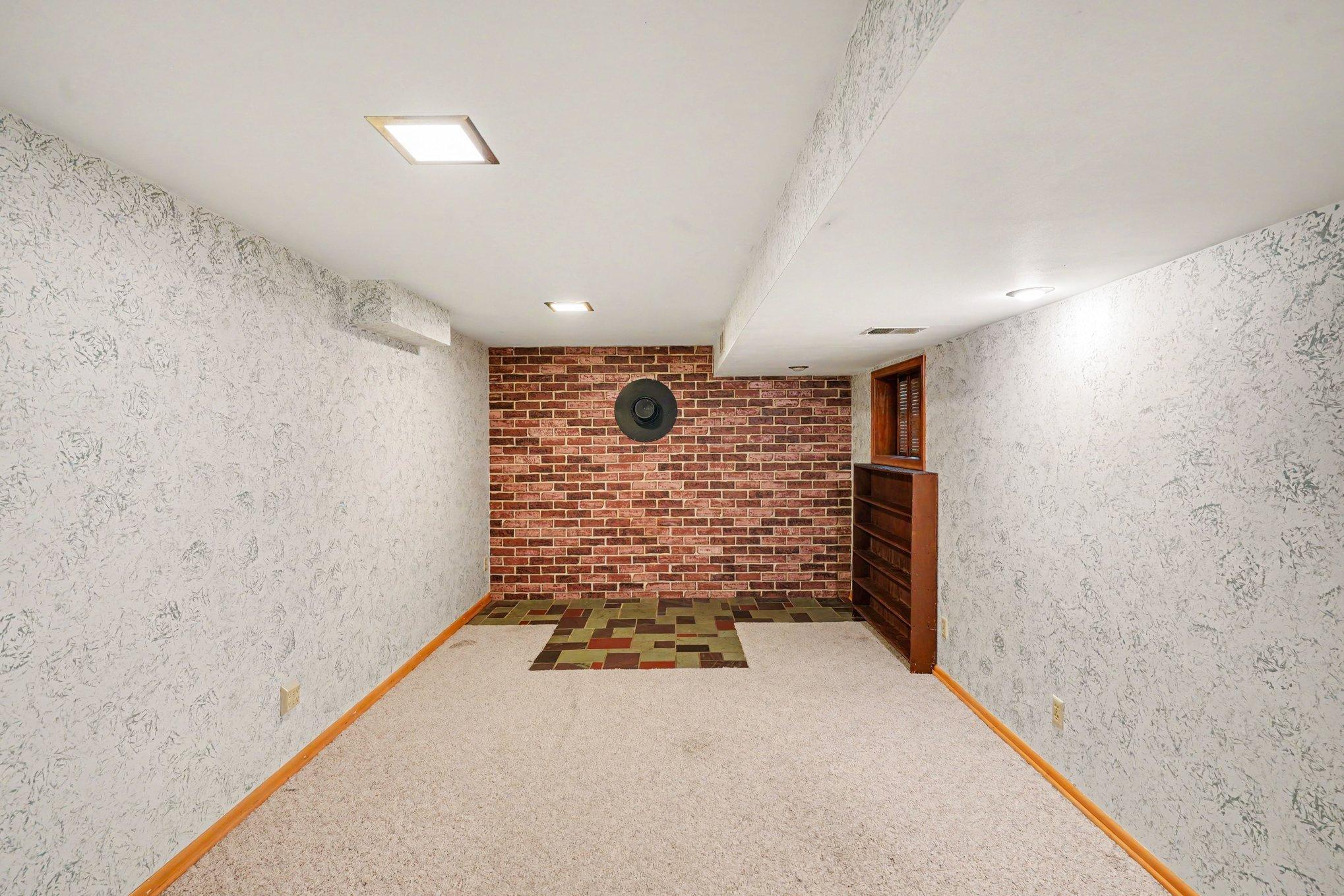 Lower level family room