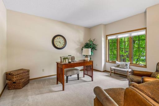 Exceptionally spacious office/den (could easily work for a main floor bedroom with the addition of a closet)