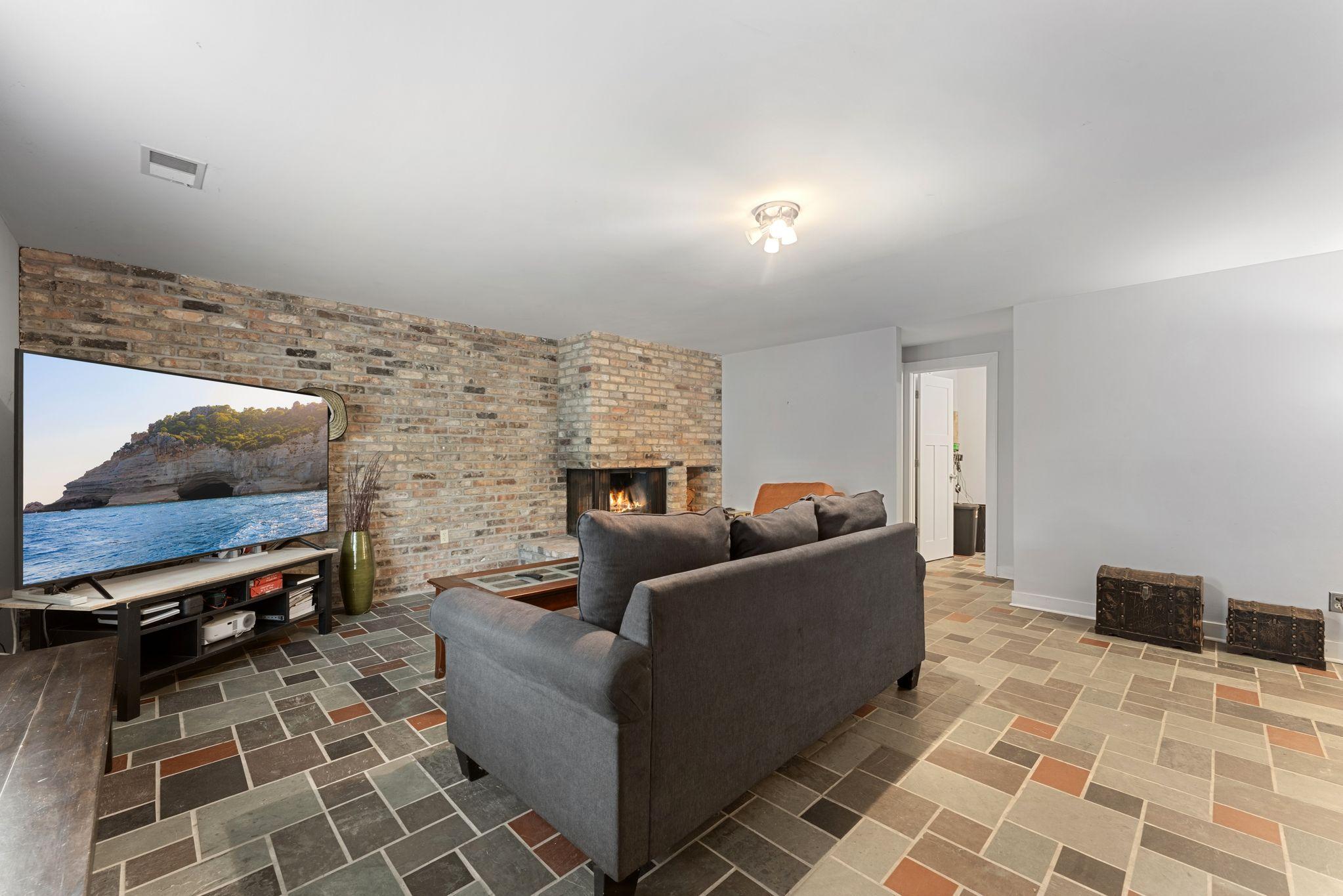 Lower level family room