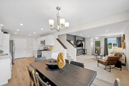 Dining - photo of a staged model home of the same floorplan