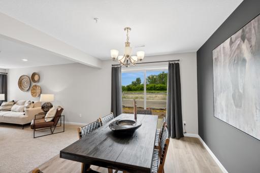 Dining - photo of a staged model home of the same floorplan