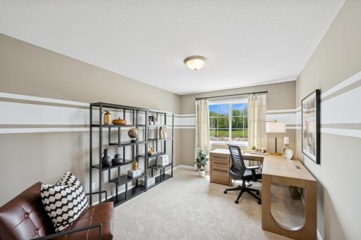 Bedroom - photo of a staged model home of the same floorplan