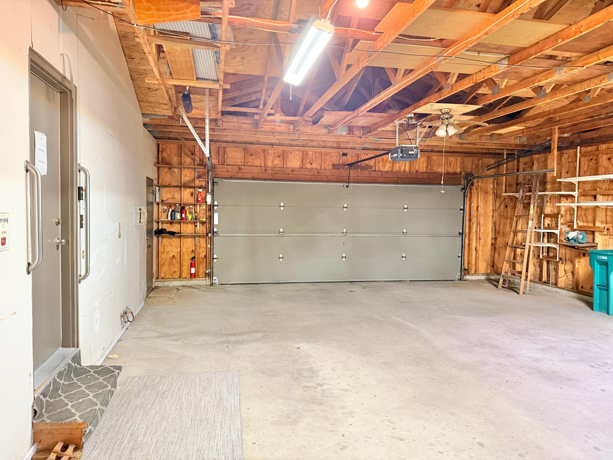 Inside Garage