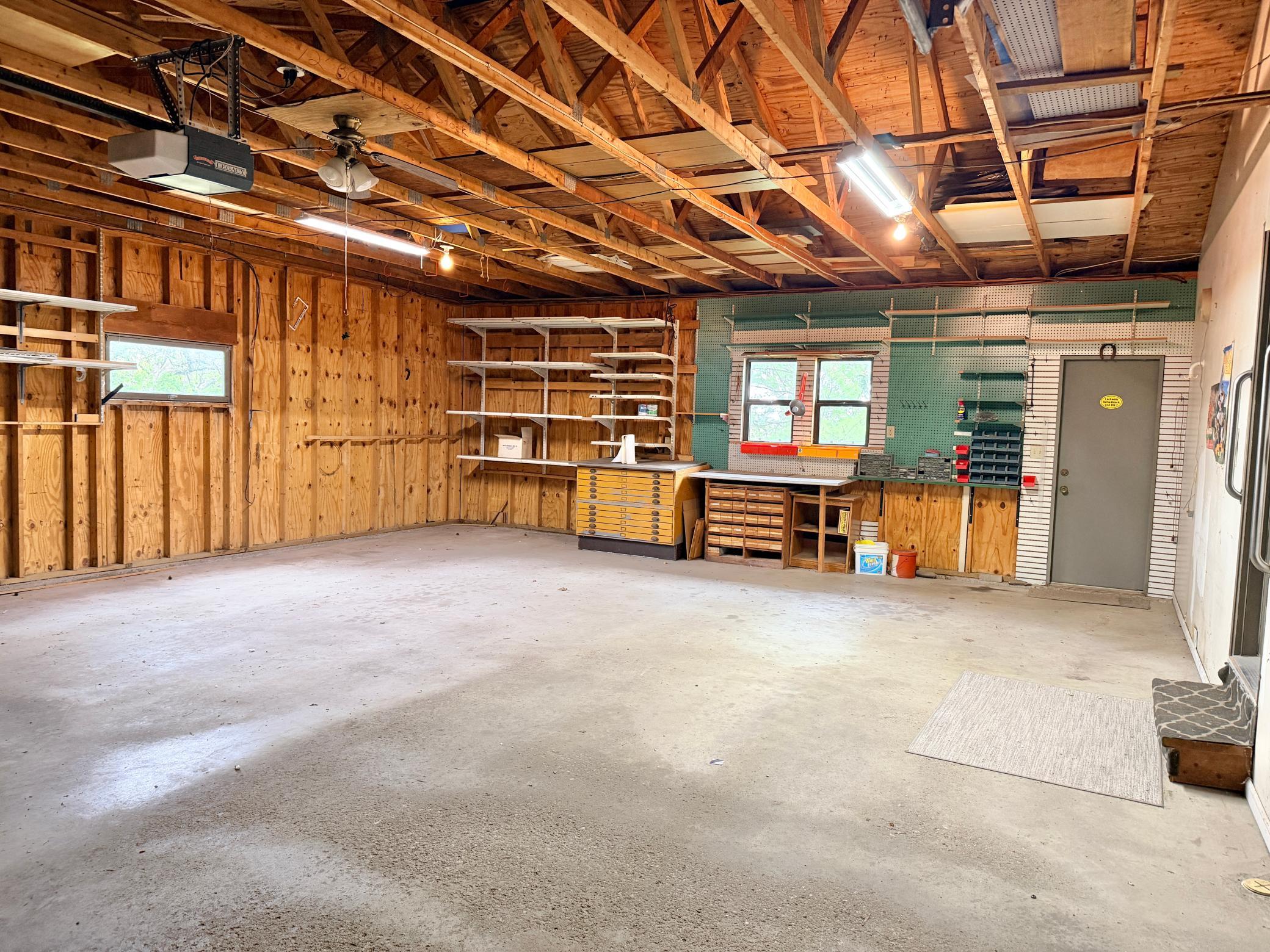Inside Garage