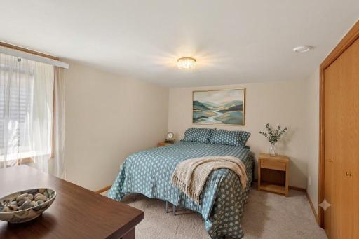 Bedroom #4 features an egress window & closet.