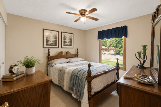 There are 3 bedrooms on the main floor-bedroom #2.