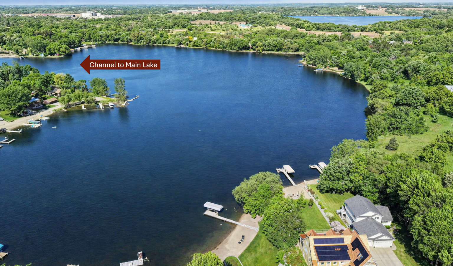 Tranquil bay living&mdash;prime location for kayaking, paddleboarding, and fishing.