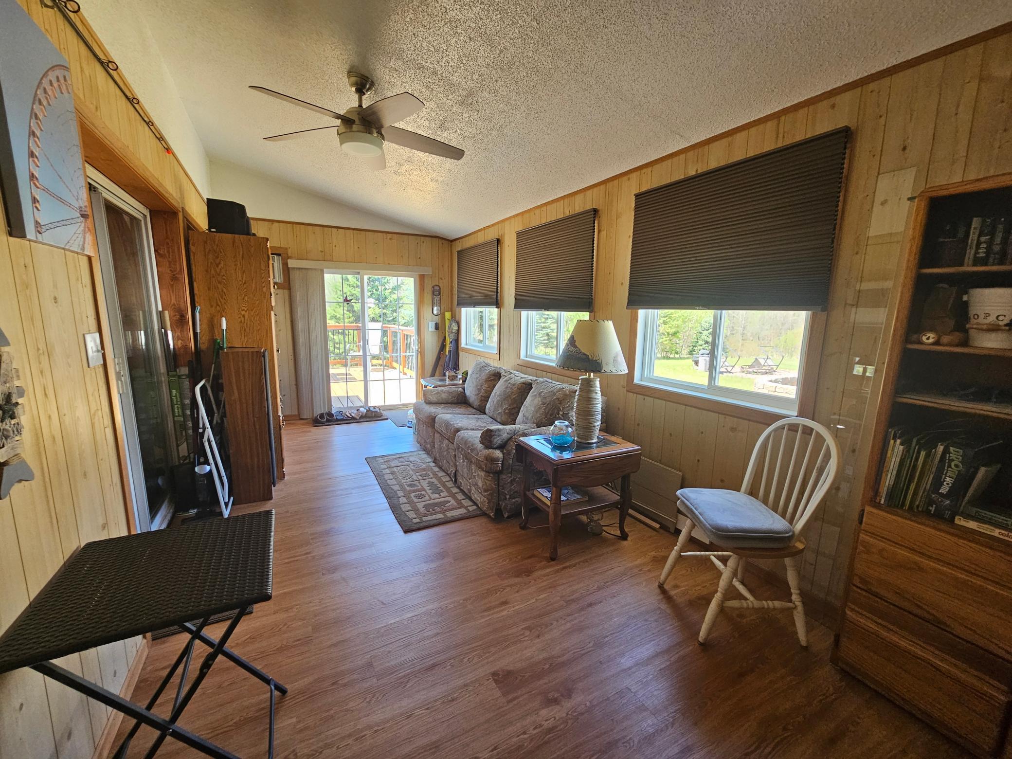 Addition has patio doors
