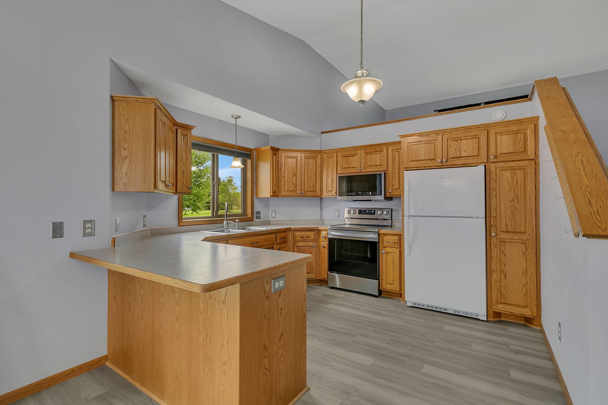 Kitchen with updated appliances